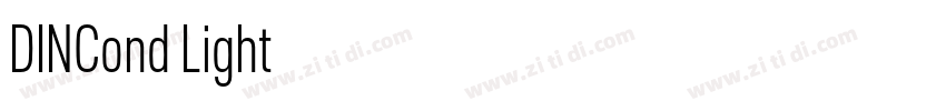 DINCond Light字体转换